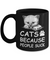 Cats Because People Suck Mug Coffee Mug | Teecentury.com