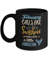 February Girls Birthday Sunshine Mixed Little Hurricane Mug Coffee Mug | Teecentury.com