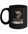 Goat With Santa Hat Lights Christmas Mug Coffee Mug | Teecentury.com