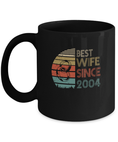 18th Wedding Anniversary Gifts Best Wife Since 2004 Mug Coffee Mug | Teecentury.com