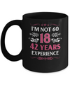 I'm Not 60 I Am 18 Years Old 1962 60th Birthday Gift Mug Coffee Mug | Teecentury.com