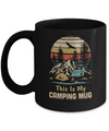 Vintage Papa Grandma Dad Mom This Is My Camping Mug Coffee Mug | Teecentury.com