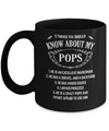 5 Things You Should Know About My Pops Granddaughter Mug Coffee Mug | Teecentury.com