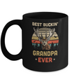 Vintage Best Buckin' Grandpa Ever Gift For Father Day Mug Coffee Mug | Teecentury.com