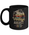 Retro Classic Vintage August 1973 49th Birthday Gift Mug Coffee Mug | Teecentury.com