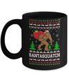 Funny Santasquatch Bigfoot Ugly Christmas Sweater Gift Mug Coffee Mug | Teecentury.com