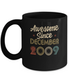 Awesome Since December 2009 Vintage 13th Birthday Gifts Mug Coffee Mug | Teecentury.com