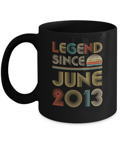 Legend Since June 2013 Vintage 9th Birthday Gifts Mug Coffee Mug | Teecentury.com
