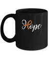Multiple Sclerosis Leukemia Awareness Orange Ribbon Hope Mug Coffee Mug | Teecentury.com