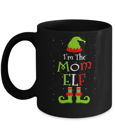 I'm The Mom Elf Family Matching Funny Christmas Group Gift Mug Coffee Mug | Teecentury.com
