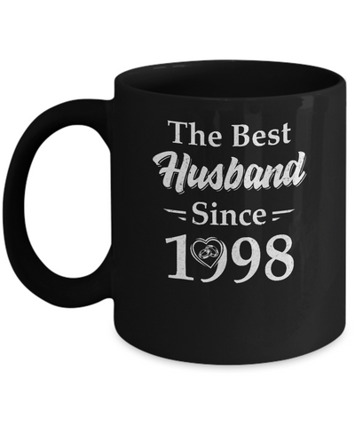 24th Married Together Anniversary Since 1998 Husband Wife Mug Coffee Mug | Teecentury.com