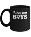 Love My Boys Mom And Dad Soccer Mug Coffee Mug | Teecentury.com