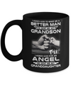 God Sent Me My Grandson & Angel Granddaughter Mug Coffee Mug | Teecentury.com