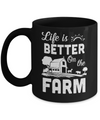 Life Is Better On The Farm Farmer Mug Coffee Mug | Teecentury.com