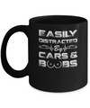 Easily Distracted By Cars And Boobs Mug Coffee Mug | Teecentury.com