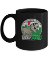 Daddysaurus Daddy Dinosaur T-Rex Family Christmas Mug Coffee Mug | Teecentury.com