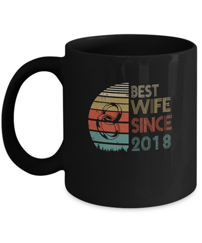 4th Wedding Anniversary Gifts Best Wife Since 2018 Mug Coffee Mug | Teecentury.com