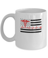Patriot Apparel Nurse Thin Red Line Nursing Flag Mug Coffee Mug | Teecentury.com