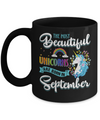 The Most Beautiful Unicorns Are Born In September Birthday Mug Coffee Mug | Teecentury.com