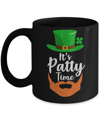 It's Patty Time Bearded Man St Patrick's Day Mug Coffee Mug | Teecentury.com
