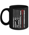 Lacrosse American Flag Mug Coffee Mug | Teecentury.com