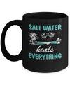 Saltwater Heals Everything Mug Coffee Mug | Teecentury.com