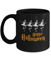 Ballet Skeleton Happy Halloween Mug Coffee Mug | Teecentury.com