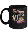 10 Years Old Birthday Girls Roller Skates 80's 10th Birthday Mug Coffee Mug | Teecentury.com