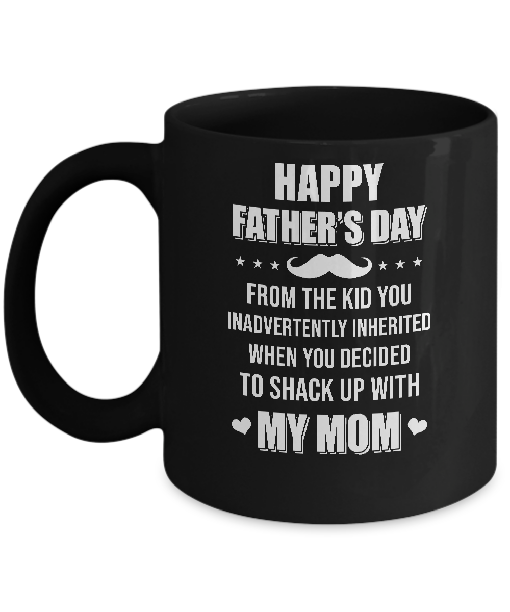Happy Fathers Day From The Kid Bonus Step Dad Gift Mug 11oz