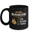 Level Of Savage Taurus Mug Coffee Mug | Teecentury.com