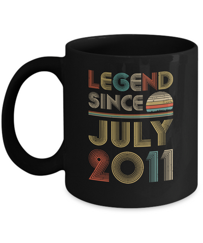 Legend Since July 2011 Vintage 11th Birthday Gifts Mug Coffee Mug | Teecentury.com