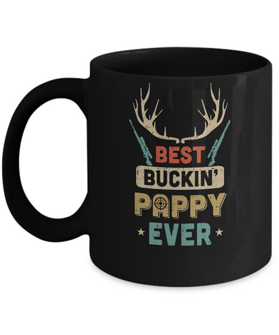 Vintage Best Buckin' Pappy Ever Deer Hunting Mug Coffee Mug | Teecentury.com
