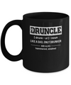 Funny Druncle Noun Definition Drunk Drunker Uncle Mug Coffee Mug | Teecentury.com