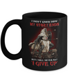 How My Story Ends But It Will Never Say I Gave Up Knight Mug Coffee Mug | Teecentury.com