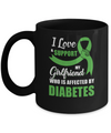 Lymphoma Awareness Support Green Girlfriend Boyfriend Mug Coffee Mug | Teecentury.com