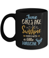 June Girls Birthday Sunshine Mixed Little Hurricane Mug Coffee Mug | Teecentury.com