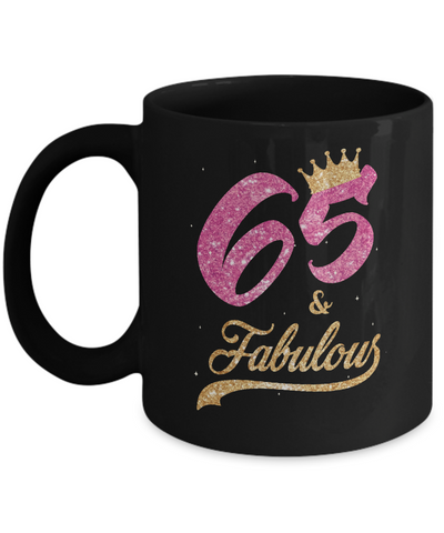 65 And Fabulous 1957 65th Birthday Gift Mug Coffee Mug | Teecentury.com