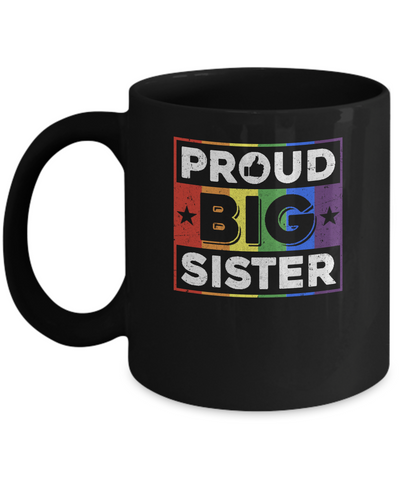 Proud Sister Brother Gay Lesbian Pride Month LGBT Mug Coffee Mug | Teecentury.com