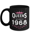 Queens Are Born In 1968 Birthday Gift Coffee Mug | Teecentury.com