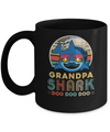 Retro Vintage Grandpa Shark Doo Doo Doo Mug Coffee Mug | Teecentury.com