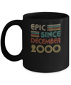 Epic Since December 2000 Vintage 22th Birthday Gifts Mug Coffee Mug | Teecentury.com