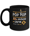 Pop Pop Birthday Crew Construction Birthday Party Gift Mug Coffee Mug | Teecentury.com