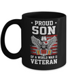 Proud Son Of World War 2 Veteran Patriotic Mug Coffee Mug | Teecentury.com