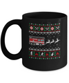 Merry Christmas Firefighter Fireman Ugly Sweater Gift Mug Coffee Mug | Teecentury.com