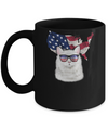 Funny Patriot Cat 4Th Of July American Flag Mug Coffee Mug | Teecentury.com