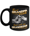 Best Grandpa Ever Just Ask My Grandsons Mug Coffee Mug | Teecentury.com