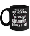 What World's Greatest Grandma Looks Like Mothers Day Mug Coffee Mug | Teecentury.com
