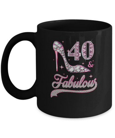 40 And Fabulous 40 Years Old 1982 40th Birthday Gift Mug Coffee Mug | Teecentury.com