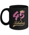 45 And Fabulous 1977 45th Birthday Gift Mug Coffee Mug | Teecentury.com