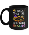 I Teach The Cutest Pumpkins In The Patch 4th Grade Halloween Mug Coffee Mug | Teecentury.com